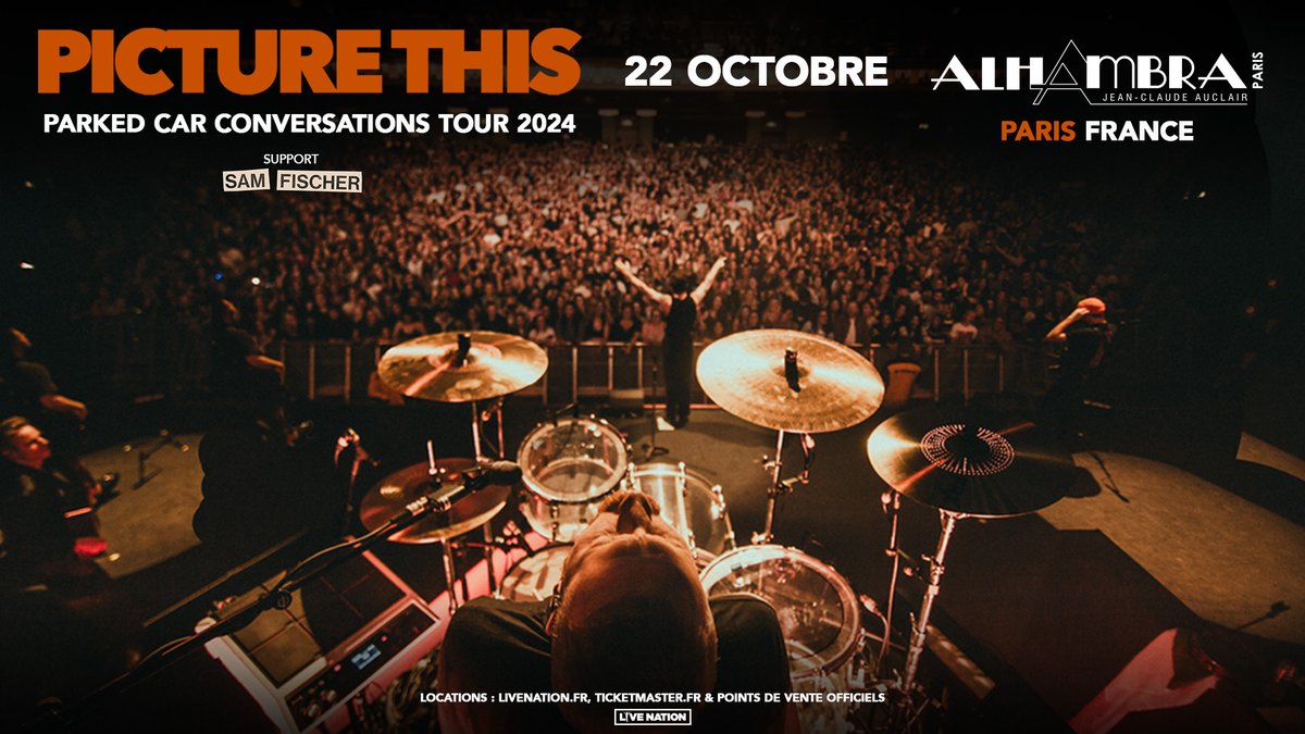 ANNONCE / Rejoignez @picturethis, le groupe rock irlandais, à l’Alhambra à Paris le 22 octobre pour une soirée inoubliable. Billets disponibles vendredi 22 mars à 10h 🎫 ow.ly/qmr050QVme1