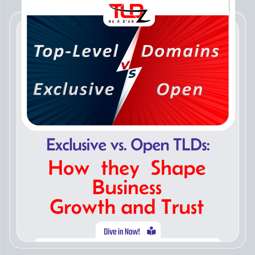 🚀 New Blog Alert! 🌐 Dive into the world of Exclusive vs. Open TLDs & discover how they can fuel business growth and customer #trust! 🔒 #BusinessGrowth #CustomerTrust 📈#tld ➡️tldz.odoo.com/r/api