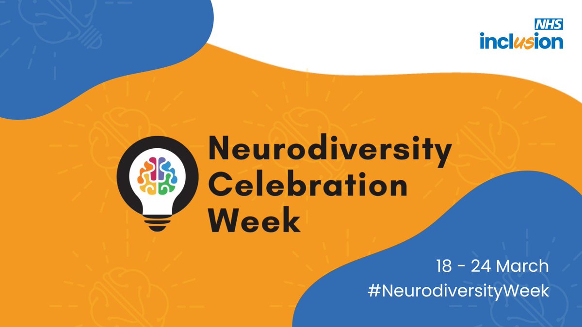 It’s the start of Neurodiversity Celebration Week - with a shared mission to change the narrative and aim to: 💙 Increase acceptance & understanding 🧡 Provide education 💙 Celebrate neurodiversity Get involved at orlo.uk/EAMGo with 24 events over the week! #NCW