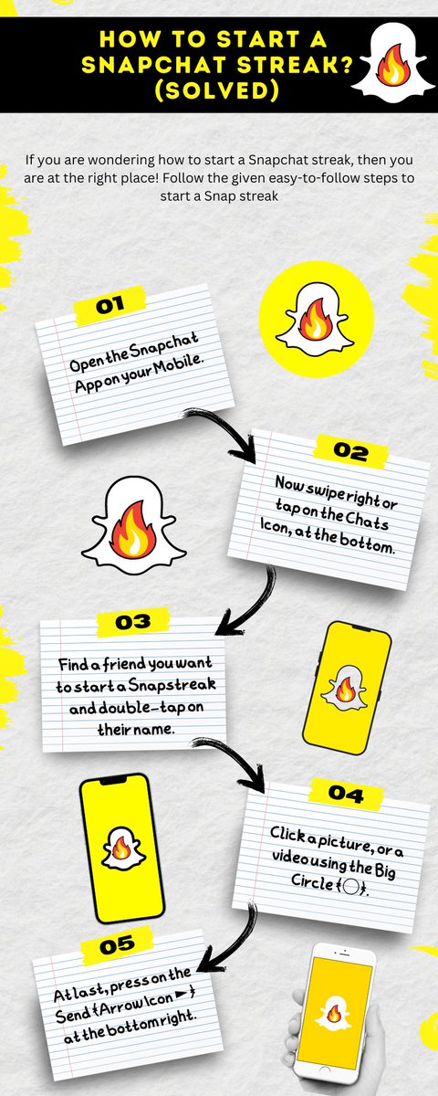 InfoAllinsider's tweet photo. How To Start A Snapchat Streak?
Check out this infographic -
.
.
.
.
.
#SnapchatStreak #StreakMaster #SnapchatTips #StreakLife #SocialMediaFun #StreakChallenge #SnapchatAddict #SnapchatTricks #StreakWarrior #SnapchatCommunity #StreakingFun #SnapchatGoals #StreakSecrets https://t.co/M33x3MssW8