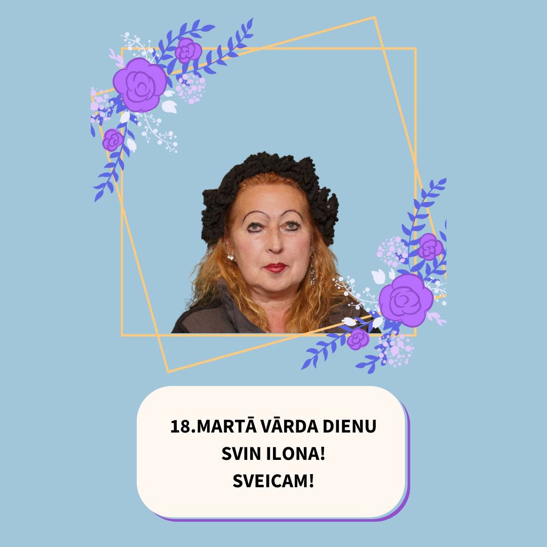 Turpinām sveikt vārda dienā sievietes, kas Latvijas vārdu nes Eiropā un pasaulē.

Šodien vārda dienu svin Ilona Brūvere!

Sveicam visas šodienas gaviļnieces!💐
 
#SievietesEiropā  #IkvienaSievieteIrSvarīga #VārdaDiena #NozīmīgasSievietesEiropā #NozīmīgasSievietesLatvijā