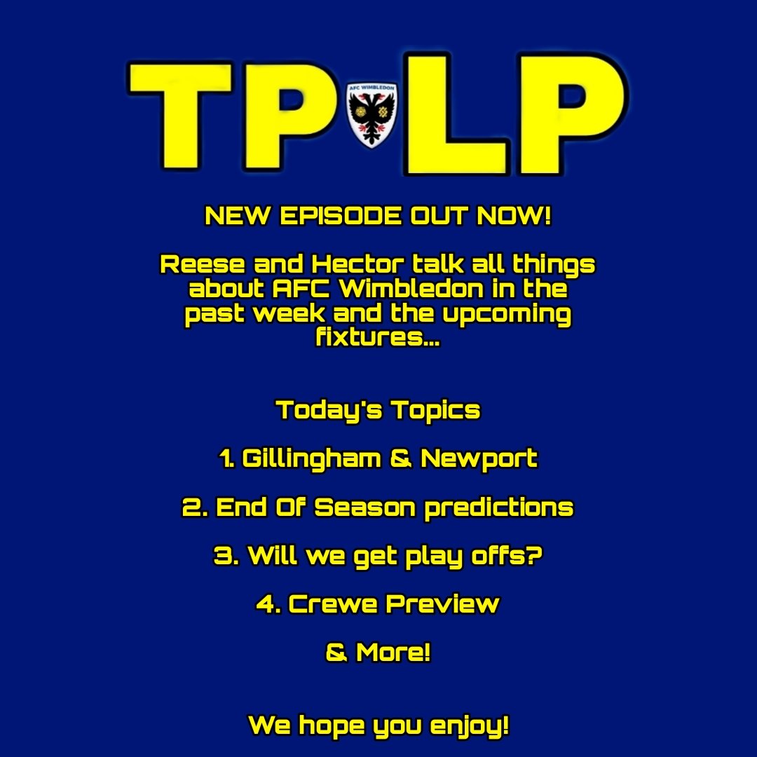 The Plough Lane Podcast tweet media