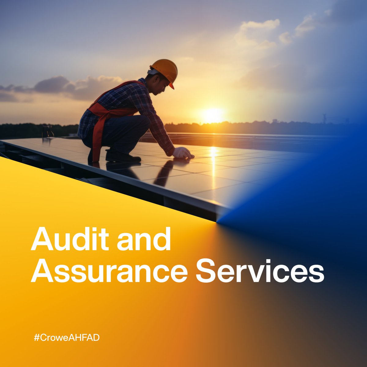 #CroweAHFAD provides proactive and #innovative #assurance and #audit services across various domains.

#Crowe #WeAreCrowe #smartdecisions #lastingvalue #ArtOfSmart #GrowWithCrowe