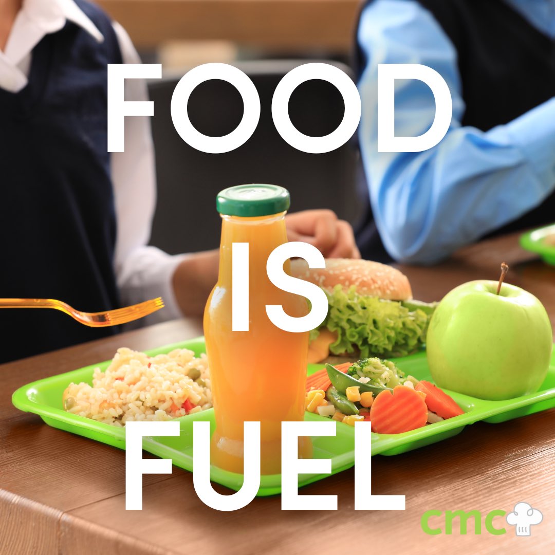 cmcschoolfood's tweet photo. Food is FUEL 🥗🥒🍗
Just like a car engine, our brains need fuel to work their best. Healthy foods give our brains the nutrients they need to focus, pay attention, and remember new things.
To work with us visit: https://t.co/axXSeETtaS
#foodisfuel
#schoolmenu #schoolcatering https://t.co/62mSA4vxZ8