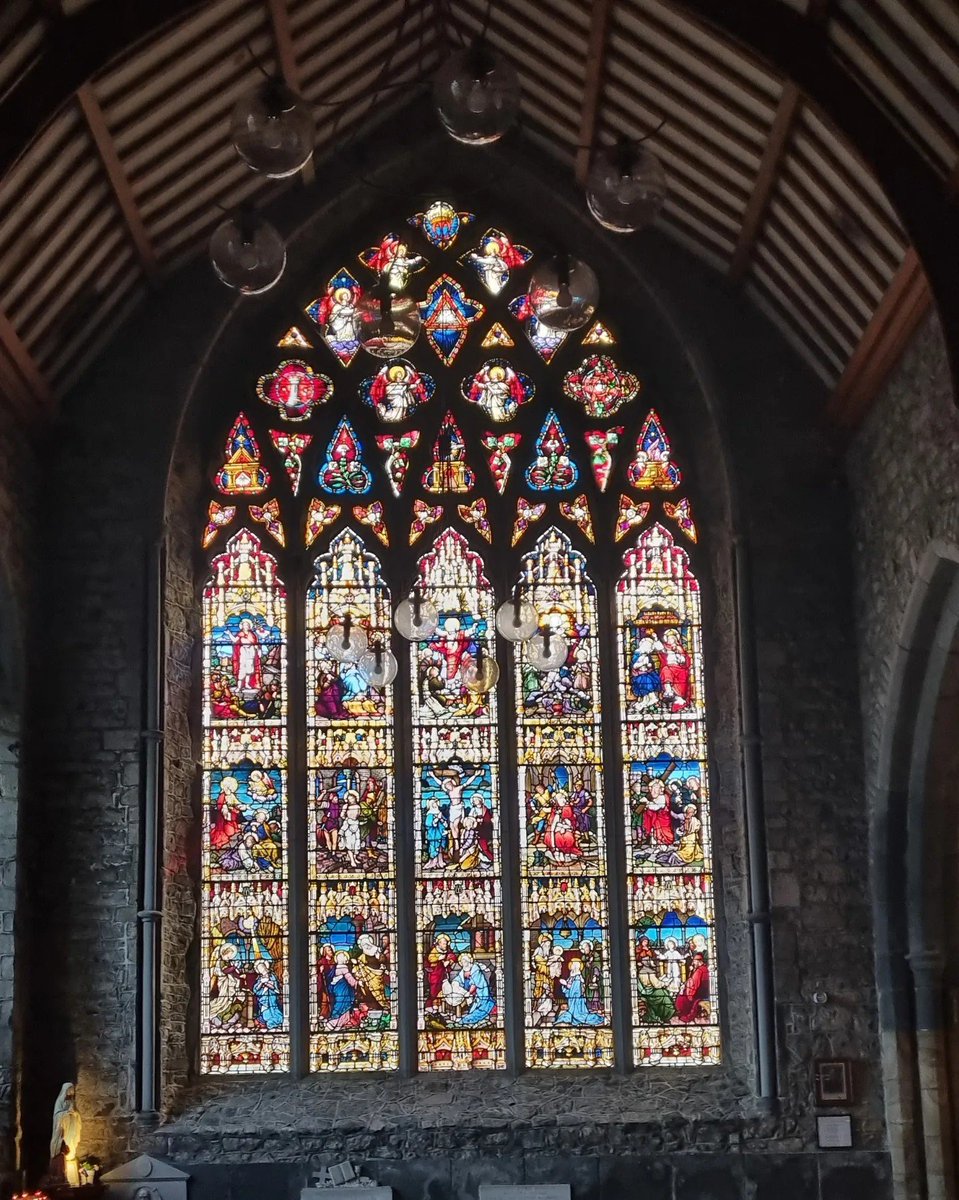 The Rosary Window, Black Friary, Kilkenny. #Archaeology #architecture #heritage #kilkenny