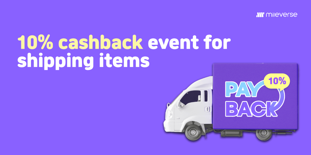 #MileVerse #CashbackEvent #Dapp

🎉Join us in the MileVerse Dapp for our 10% cashback event on delivery items! 🎉

📅 Event Period: March 19th - March 29th

💰 Get 10% cashback in MVP points on your delivery item purchases

📲 Download the MileVerse Dapp now and start earning