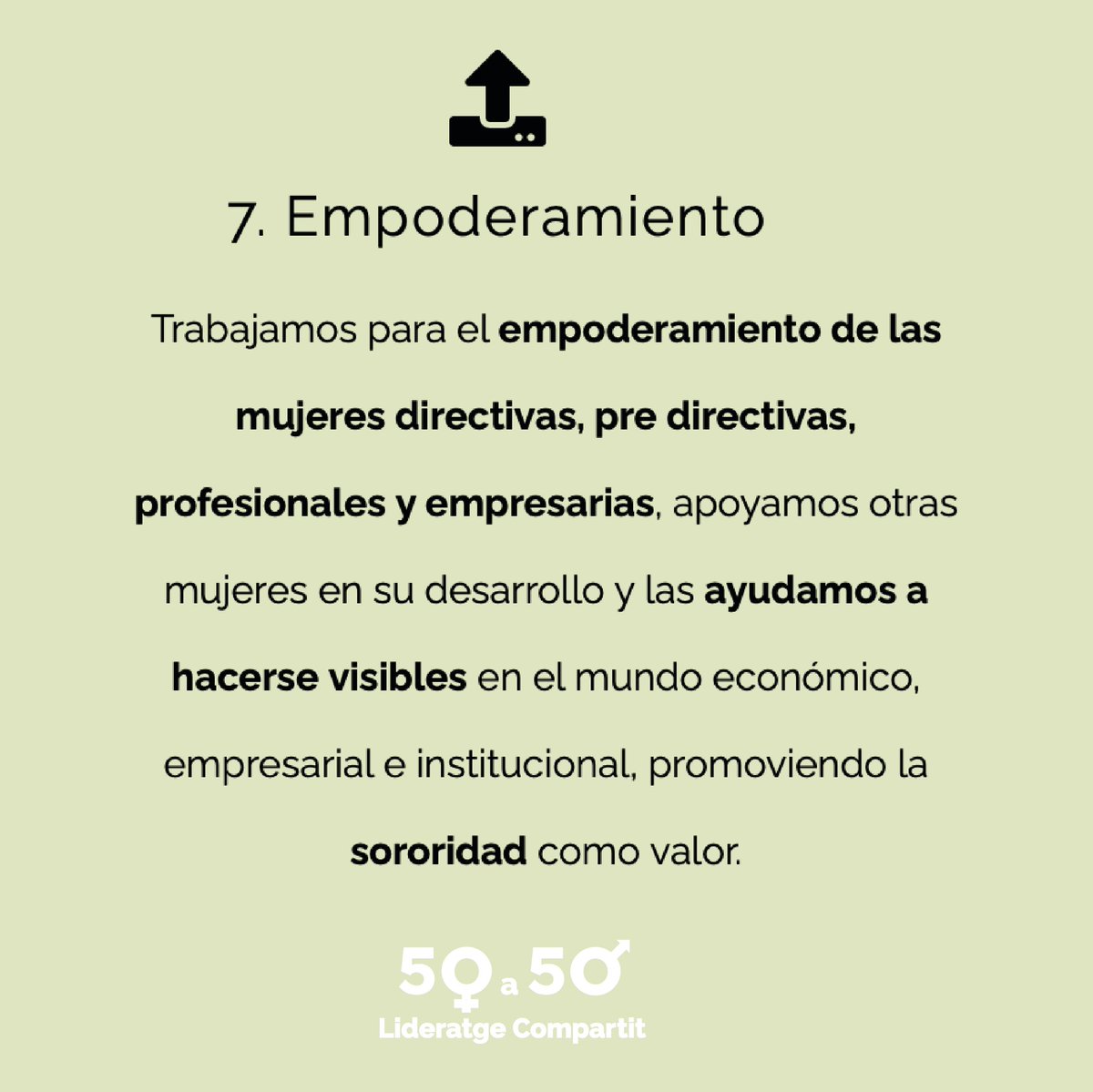 lideratge_50a50's tweet photo. 💜 #8M     
Totes les nostres sòcies subscriuen aquest, i tots els valors del nostre decàleg.         

Podeu consultar-lo complet aquí: https://t.co/nih3I0MKrM https://t.co/PY96iThdJj