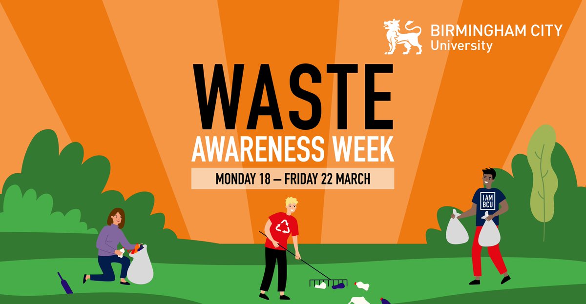 ♻️ This week is Waste Awareness Week at BCU! We're holding loads of events all week long to help you find out more about waste & recycling, including fairs, a litter pick and our funfair-style BCU Common-Waste Games. 👇 See the full list of events below: bcu.ac.uk/news-events/ca…