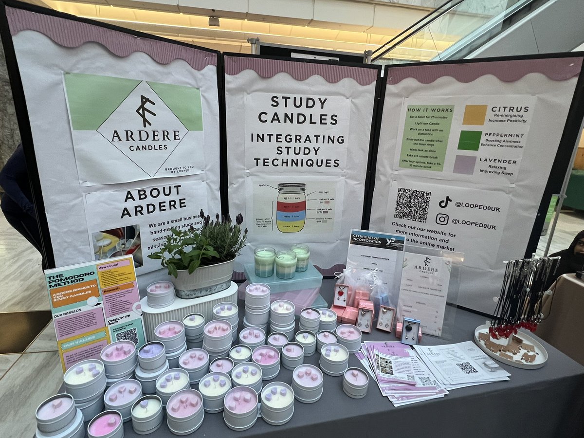 RMSCareersDept's tweet photo. Well done team Looped for another great day of sales at the @youngenterprise Trade Fair @brentcross_sc - a long day but remained professional with excellent customer service throughout.  #RMSCareersDept #Enterprise #RMSShapeYourFuture https://t.co/Wjs91FzjWp