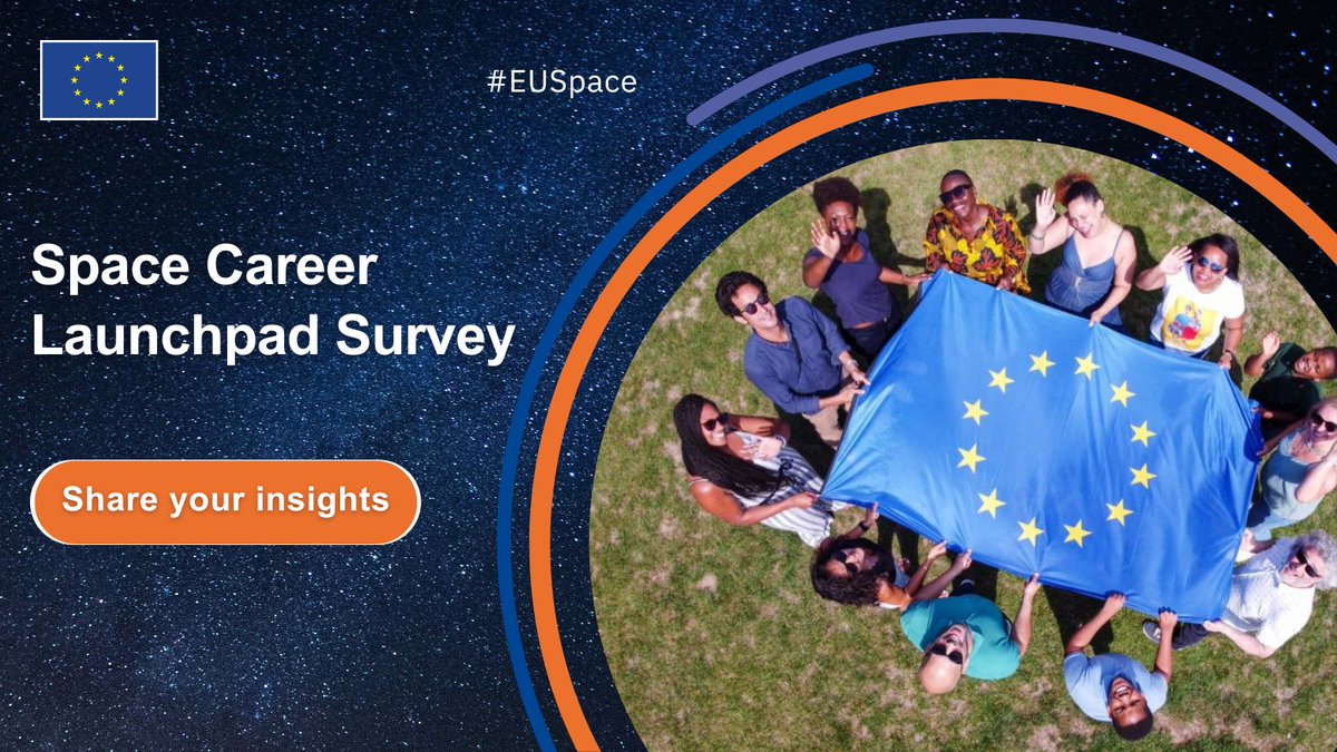 #ICYMI The Space Career Launchpad initiative will help students and young graduates find job opportunities in the #EUSpace sector 🚀 Help us design this tool by filling the form at 👇 europa.eu/!VMwRWG