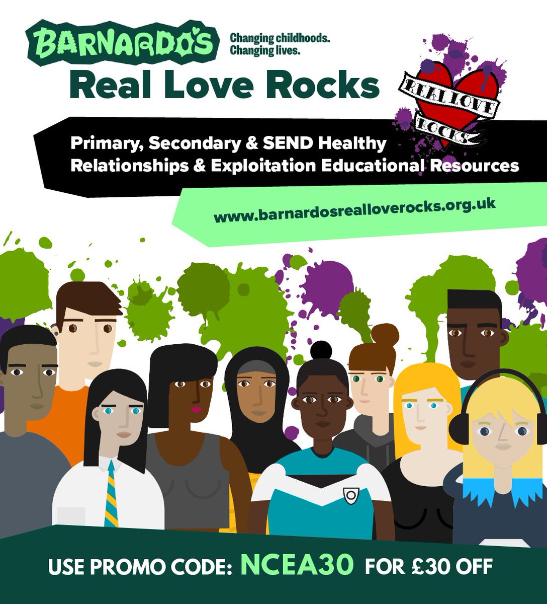 Real Love Rocks Healthy Relationships and Exploitation Educational resources supports the NWG Network’s 10th Anniversary of National Child Exploitation Awareness Day 2024, encouraging everyone to THINK, SPOT AND SPEAK OUT against abuse and child exploitation. 
#CEADay24