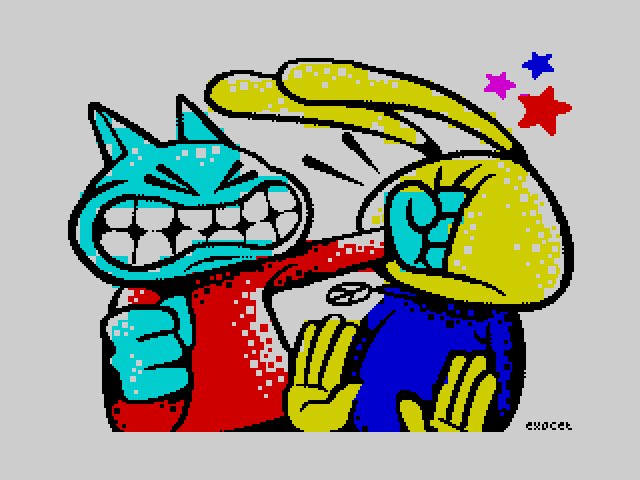 TLtwg's tweet photo. #ZXSpectrum #Art from #France
All done by #Exoset
Top left- Super Gravity
Top right- Holiday in the sun
Bottom Left- Friendship
Bottom right- Ruhe https://t.co/LrvakgWBwr