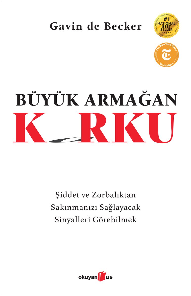 Şiddetten, zorbalıktan kendimizi nasıl sakınabiliriz? Gavin de Becker’a göre korku, ortadan kaldırılması gereken bir öcü değil, türlerin binlerce yıllık devamlılığını sağlamış az maliyetli bir hayatta kalma yöntemidir. ❛Büyük Armağan: Korku❜ @okuyanus tinyurl.com/4rv83c35