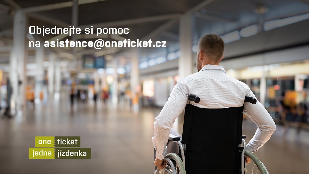 Zítra je Mezinárodní den invalidů, proto připomínáme, že s #oneticket můžete bez obav cestovat s jakýmkoli handicapem.👨‍🦼🚆 Pomoc při nástupu a výstupu z vlaku a při pohybu po nádraží si objednáte snadno na zákaznické lince +420 222 266 755 či na mailu asistence@oneticket.cz.👍