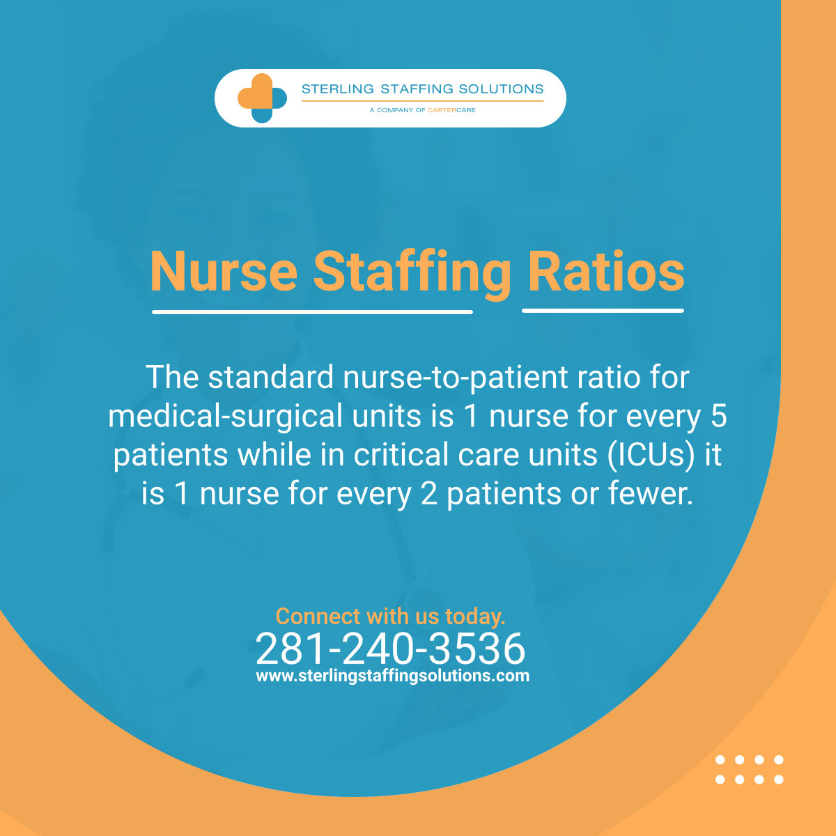 sterlingstaffs's tweet photo. Looking for the right staffing solution for your healthcare facility? Request a free consultation with our experienced professionals at Sterling Staffing Solutions and find out how we can help you meet your staffing goals. 

#SugarLandTexas #NurseStaffing #MedicalStaffing https://t.co/3caaodSX0F