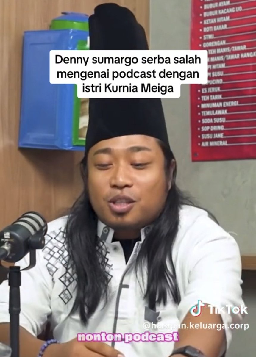 Ketika kang podcast diundang podcast dan nyeritain isi podcast😂

A Thread