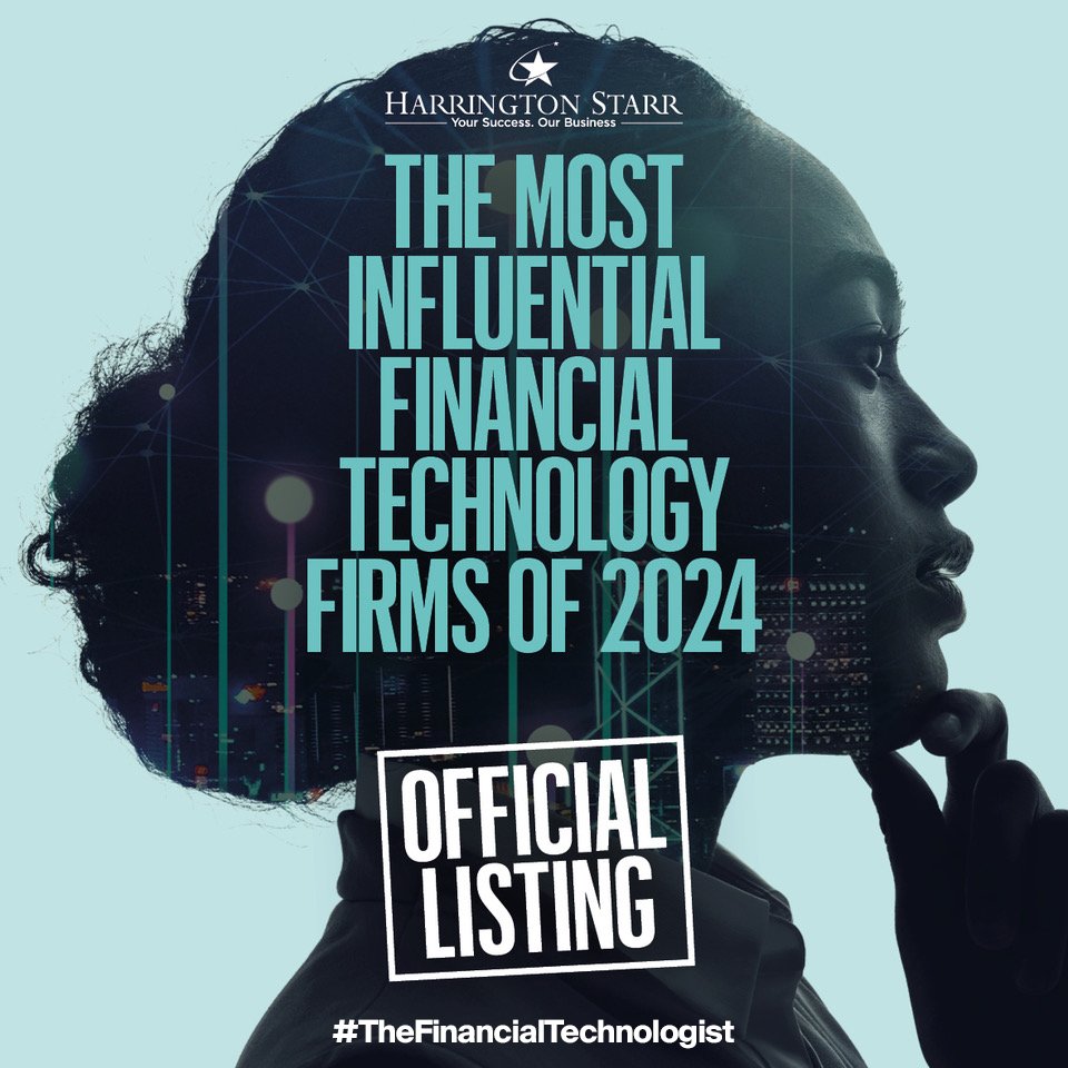 We are thrilled to announce that ipushpull has been recognised in @HarringtonStarr's most influential financial technology firms for 2024! Thank you to our customers and partners for your continued support.
