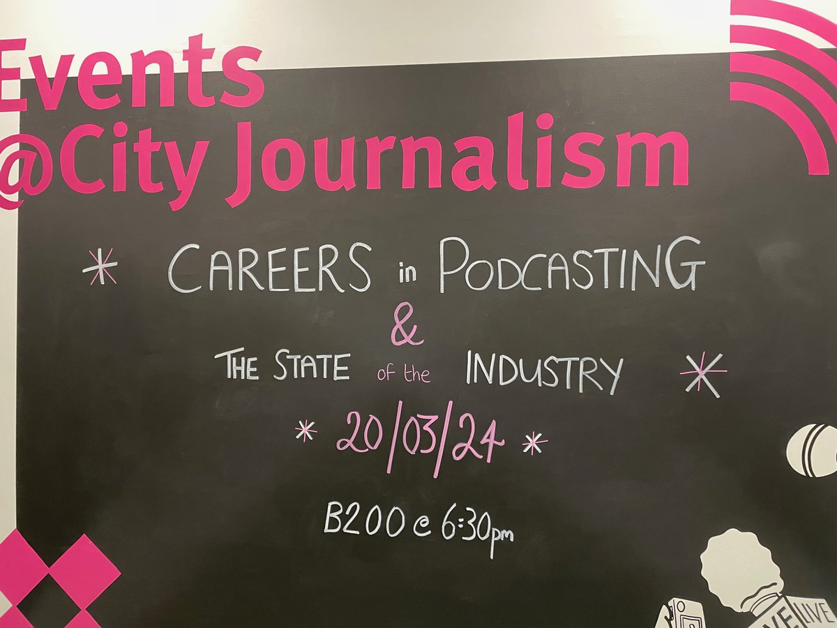 If you are at @radiodayseurope and going on to London please join us @cityjournalism on Wednesday night for our Podcast Industry event. Speakers include @JamesCridland @DJ3Style @milliewebber and Louise Kattenhorn of @BBCSounds city.ac.uk/news-and-event… #rde24 @RadioTodayLive
