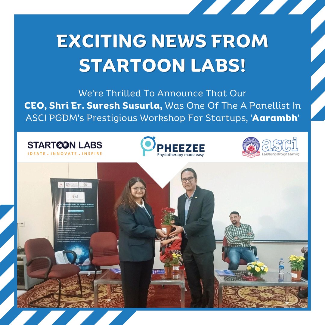 startoonlabs's tweet photo. Our CEO Shri Er. Suresh Susurla joined the Aarambh workshop at ASCI PGDM starting on March 15th 2024
#StartoonsLabs #Aarambh #ASCI_PGDM #StartupWorkshop #Innovation #Entrepreneurship #startoonlabs #pheezee #iso13485 #iso9001 #FDAcleared #USFDA #patent #medicaldevice #medicalsale https://t.co/SYAMmCTQ4l