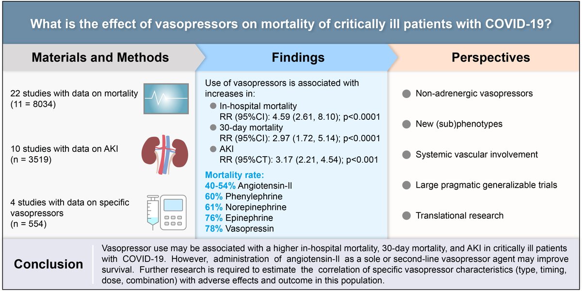 journal_aps's tweet photo. Association of #vasopressors with mortality in critically ill patients with #COVID-19: a systematic review and meta-analysis
#Criticallyill #Intensivecare #Mortality

https://t.co/NVQ5qXpLXR https://t.co/Cq7JYulC48