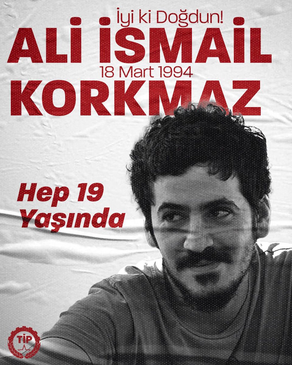 Son tekmeyi atanlar tarihe karışırken senin adın asla unutulmayacak, nice nesiller haykıracak “Hep 19 yaşında!” İyi ki doğdun #AliİsmailKorkmaz!