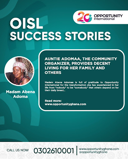 OISLGhana's tweet photo. From farming to soap making to being the community organizer Auntie Adoma pushes through all the tough times with the help of OISL.

With increased working capital from OISL, she produces detergents, disinfectants, and soaps on a large scale and distributes them to 31 stores in https://t.co/I9RVMKQRyU