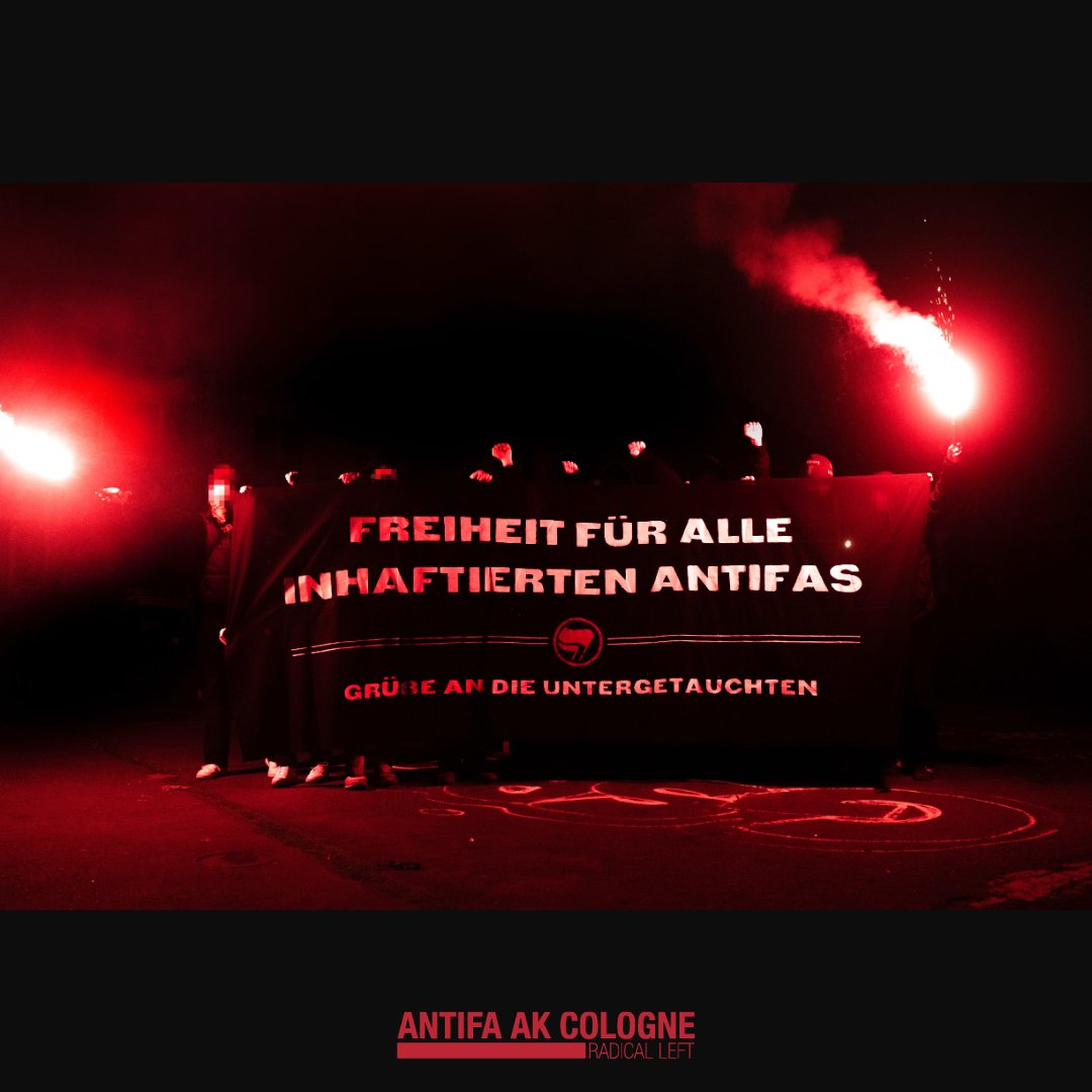 Freiheit für alle inhaftierten Antifas - Grüße an alle Untergetauchten! 1/6

#noextradition #freethebudapesttwo #freetobi #freeilaria #freegabriel #freemaja