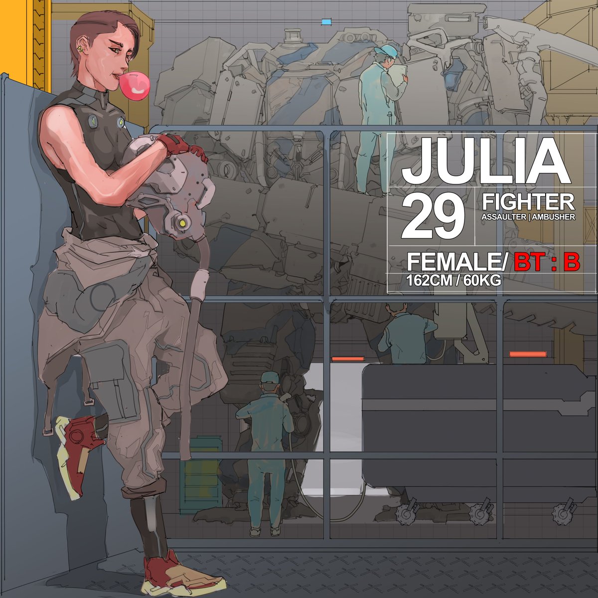 SoesoeKoetjink's tweet image. Dwarv soldat + Pilot 
#mechadesign #Mecha #metalrekt #conceptart