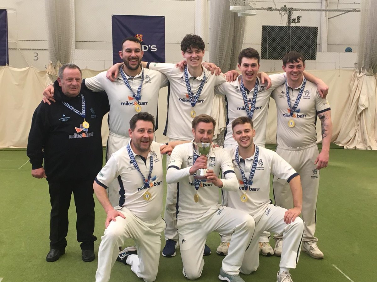National Indoor Champions 2024- Club Chairman Brian Solly said "Fantastic achievement and BCC were the stand out team on show. Fabulous effort with every single player stepping up and delivering on the biggest stage at the <a href="/HomeOfCricket/">Lord's Cricket Ground</a> Well done lads!!!!