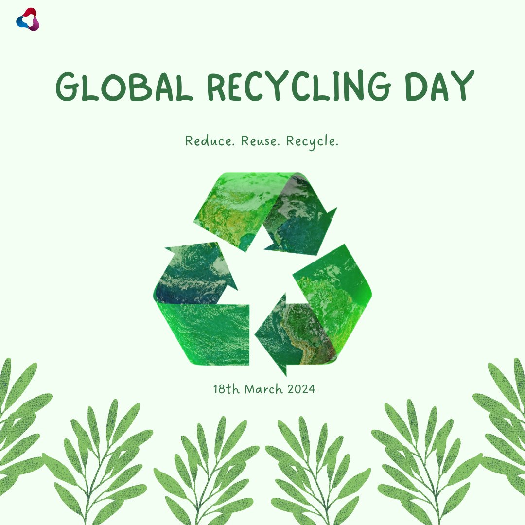 #GlobalRecyclingDay ♻️ Its a time to celebrate the positive impact that recycling can have on our world and inspire others to join in creating a more sustainable future 💚 Let us all come together to make a difference and work towards a cleaner, greener planet for all! 🌍