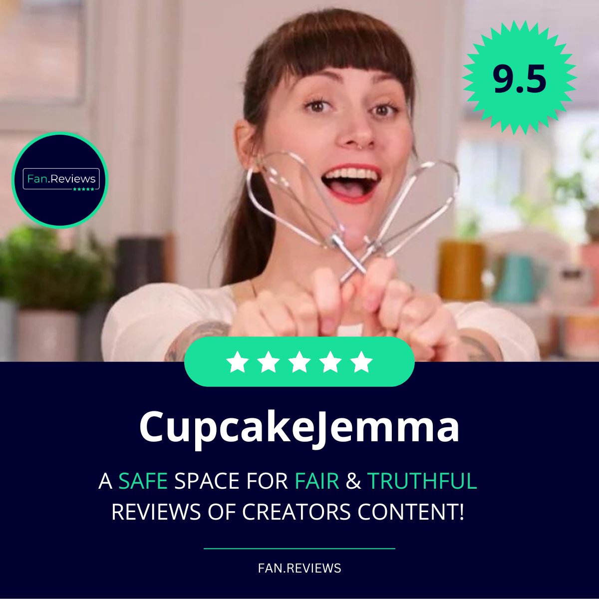 Congratulations to CupcakeJemma for having a 10.0 rating on FanReviews. Check out the reviews on our site 🎉 FanReviews - A safe space for fair & truthful reviews of Creator content! 💯 Profile link:👉fan.reviews/creator/culina…