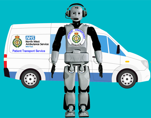 .@NWAmbulance #PatientTransport booking staff are WORSE than robots! Simply reading a script, repeatedly, & anything outside that being ignored!
Worse still they don't work w/e's, nice if you can get it!
They are no better than machines; at least machines don't take w/e off 😡