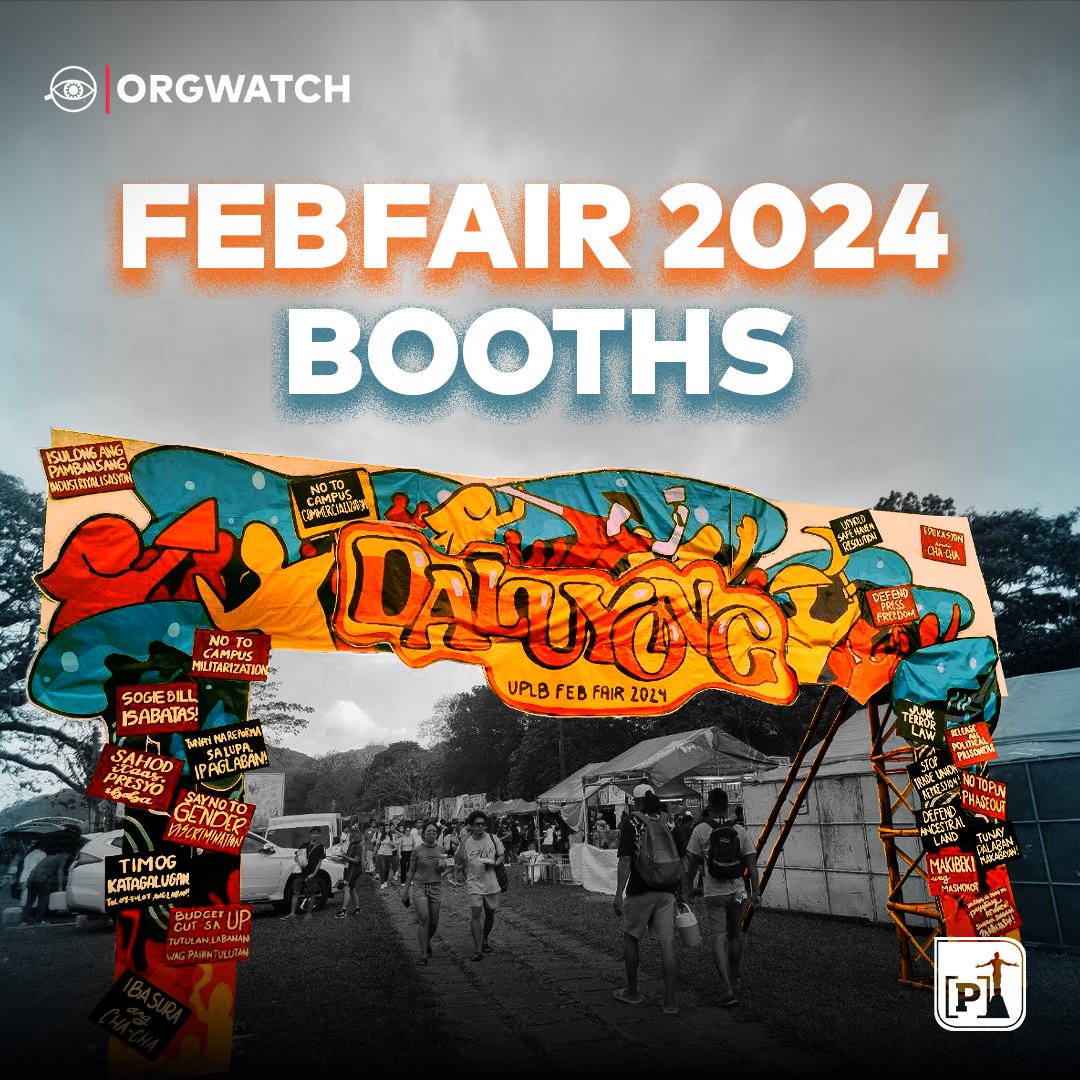 ORGWATCH | Isang buwan matapos ang UPLB #FebFair2024, balikan sa thread na ito ang iba’t ibang aktibidad na inilunsad ng mga organisasyon sa pamantasan para isulong ang panawagan ng masa para sa edukasyon, sahod, presyo, lupa, at kabuhayan.

#Daluyong2024
#UPLBOrgwatch