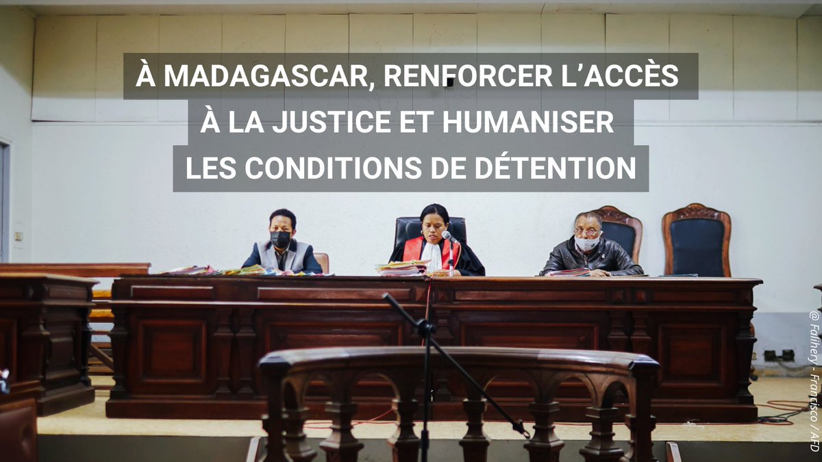 ⚖️Améliorer l’accès, l’efficacité &amp; l’intégrité de la #justice à Madagascar ?

À travers les programmes Pajma et Fanarenana que nous soutenons, l’administration de🇲🇬travaille avec les OSC pour transformer les conditions de détention.

Zoom sur les projets➡️bit.ly/3PrZPgp