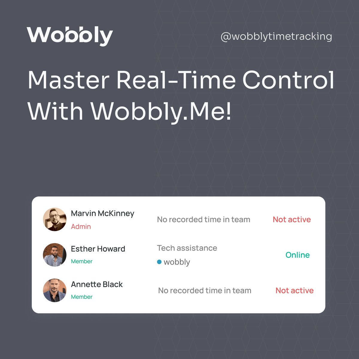 Wobbly.me Time Tracker tweet media