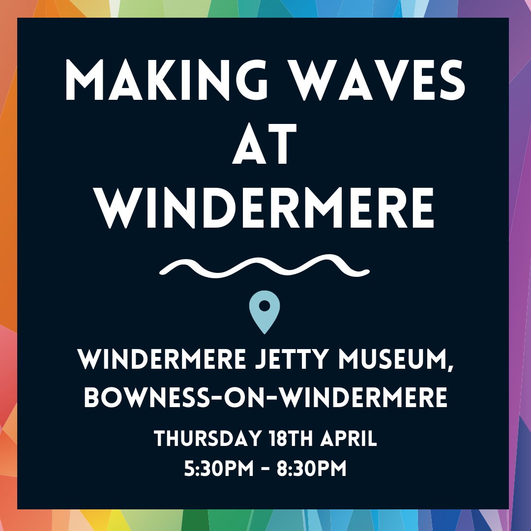 LA23NET's tweet image. Who&apos;s joining us to start Making Waves at Windermere? 🌊
Our April LA23NET takes place at the @lakelandarts  @windermerejetty... And we&apos;re going to be getting creative 🎨
Here&apos;s everything you need to know 👉 bit.ly/LA23NET_April
#LA23NET #Cumbria #Windermere #LakelandArts