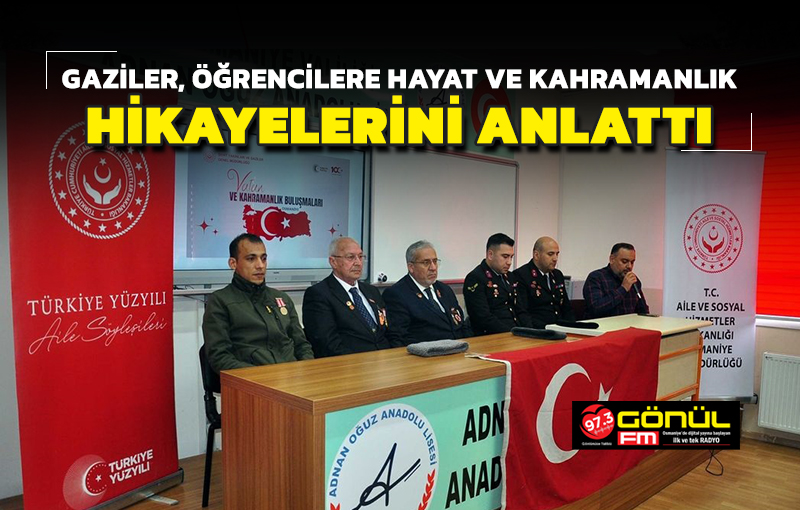 Osmaniye’de gaziler, öğrencilere hayat ve kahramanlık hikâyelerini anlattı
radyogonul.com.tr/haberler/osman…