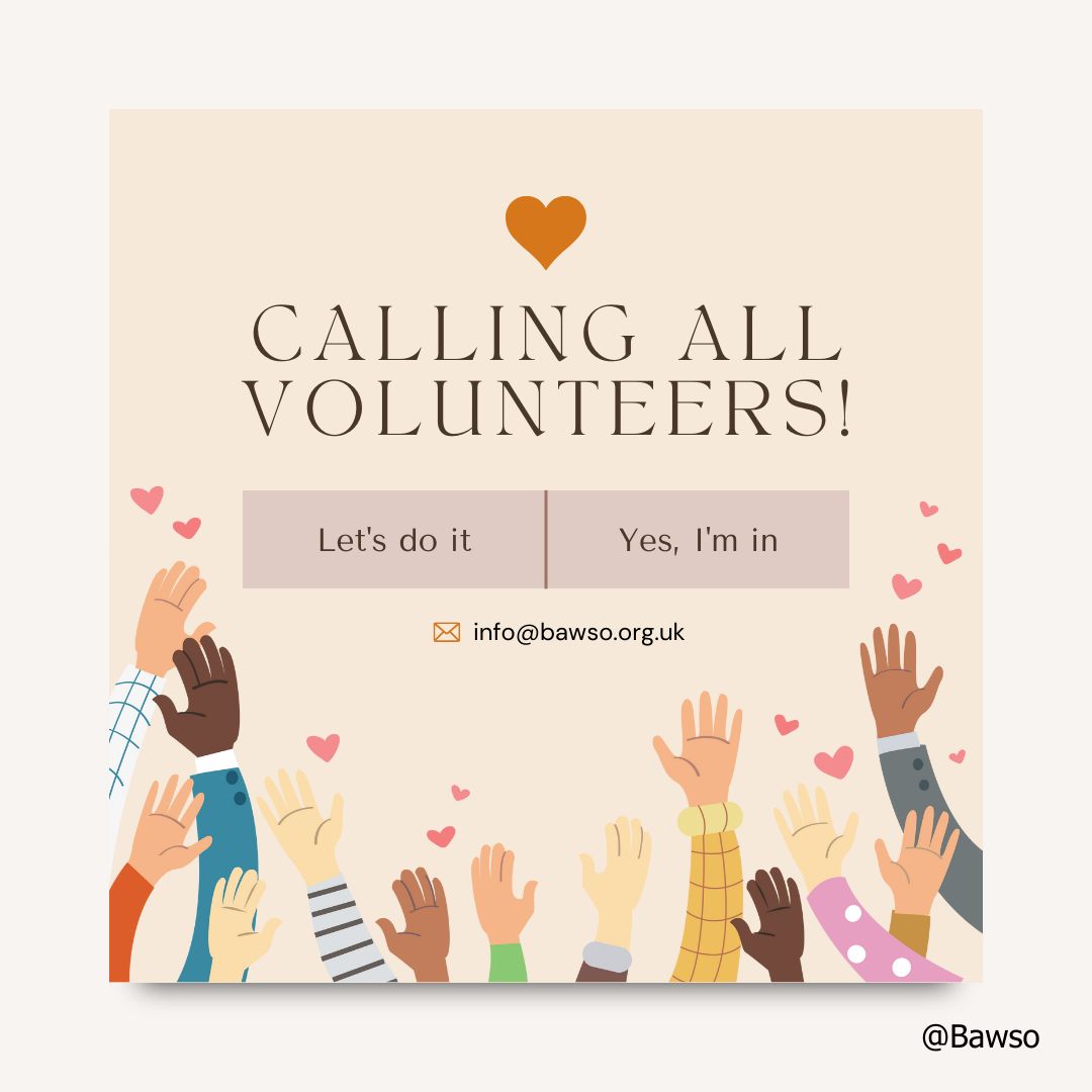 Join #TeamBawso and make a real impact in the lives of women and girls across Wales! 🌟 Our volunteering program offers training and support, empowering you to contribute to vital services. Become a volunteer today and be part of something meaningful! 🧡 #Volunteer #Empowerment
