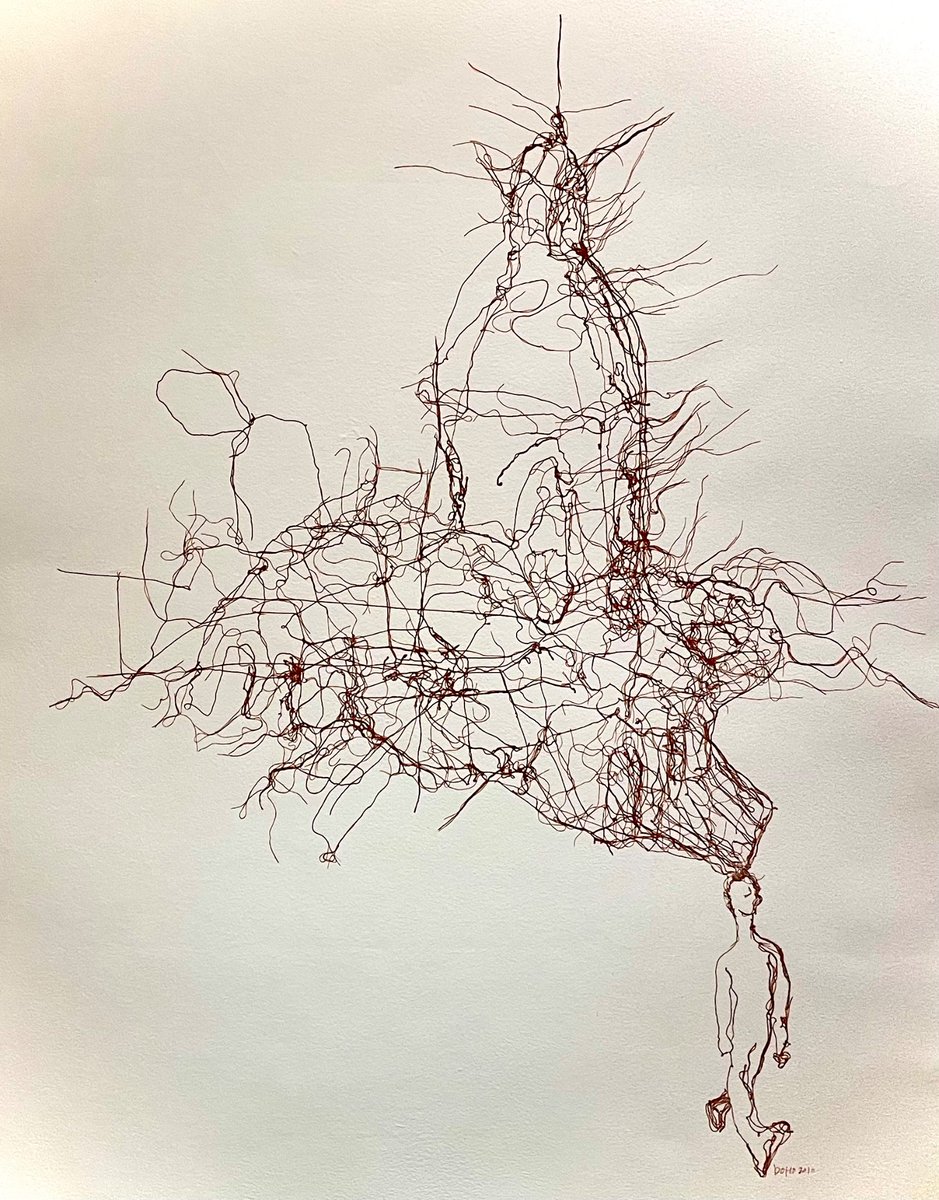 Jane_Dudley_Lab's tweet image. Couldn’t help be see parallels between the textural Do Ho Sun ‘Tracing Time’ exhibition @NatGalleriesSco &amp;amp; the fabulous new #HelloBrain @TheCrick !
Both share such beautiful imaginings of our inner worlds! Fascinating! 🧠🧬🩷🩵🎨🧵