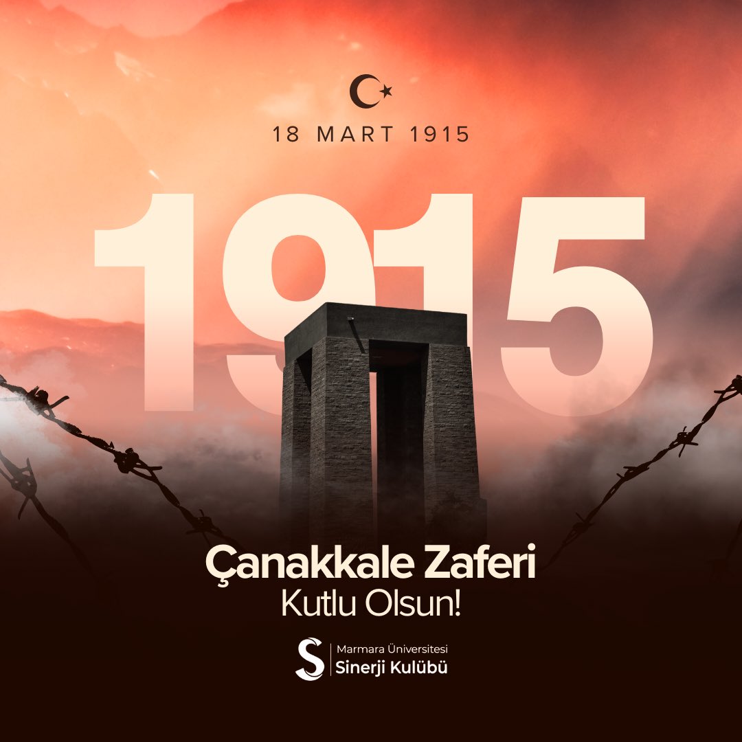 Cumhuriyetimizin kurucusu, Anafartalar kahramanı Gazi Mustafa Kemal Atatürk başta olmak üzere Çanakkale'nin ve istiklal mücadelesinin bütün kahramanlarını şükran ve minnetle aniyoruz. #18martcanakkalezaferi