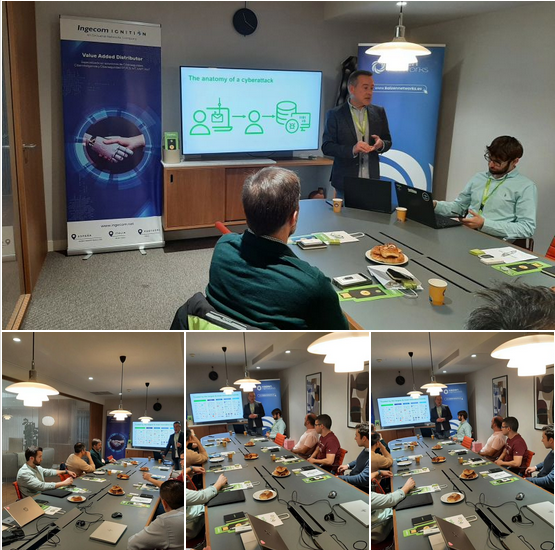 Ingecomayorista's tweet photo. Nuestro compañero de @Ingecomayorista Enrique Martin presenta @Yubico  a los clientes de @KAIZENNETWORKS que ya se han animado a hacer preguntas.
En breve comienza la demo de cómo funciona una #Yubikey. https://t.co/rvFK3cRD7c