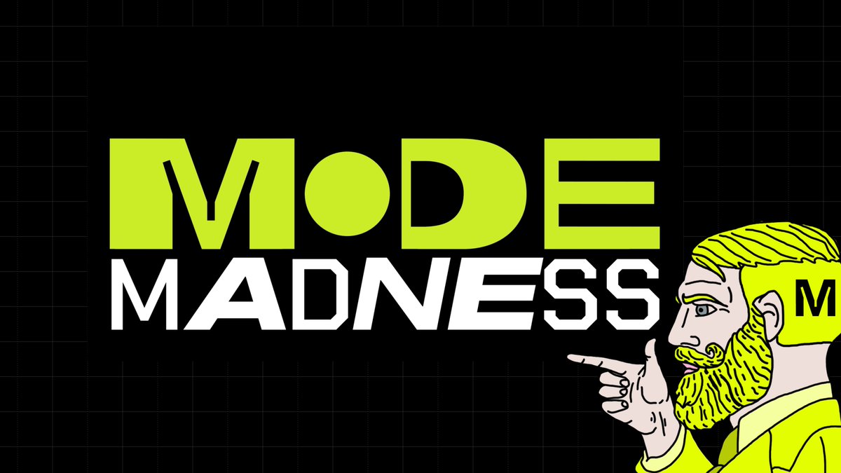 modenetwork's tweet image. Gm MoChads 🟡

Mode has shipped a ton recently, but let&apos;s be clear.

THE JOB&apos;S NOT FINISHED.

Stay tuned as we gear up for more partnerships and integrations that will propel our ecosystem to new heights.

Bridge to Mode ❯❯ app.mode.network