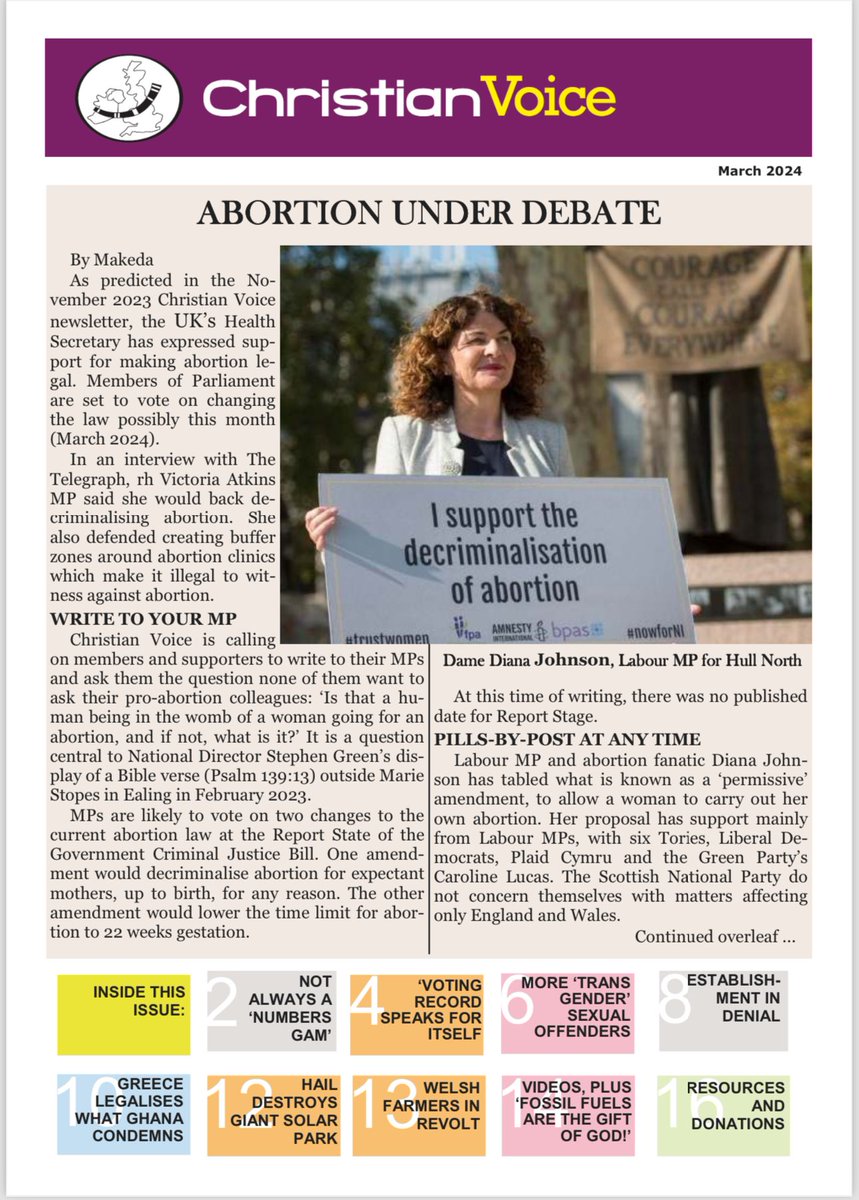 Our Free copy of the #ChristianVoice UK monthly newsletter is out!

• It contains confidential prayer &amp; action information for Christians

• It’s a must read

Visit bit.ly/subscribecv to get yours

#MondayMotivation #KemiBadenoch #KingCharles #キリンの新ビール #مرسول_الخير