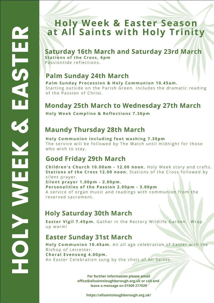 Holy Week & Easter at ASWHT