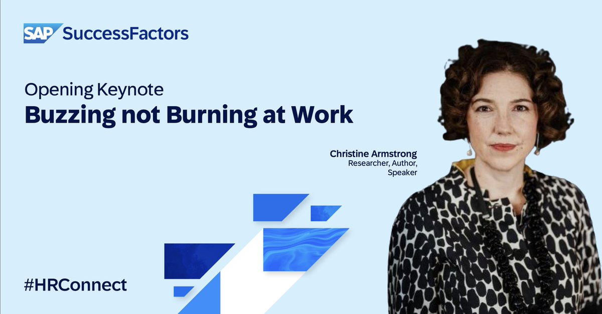 Do you want to know how to get stuff done without draining your or your team’s energy? Christine Armstrong will share her insights on how to tackle this through distilling the best productivity and energy management advice. Register here 👉 sap.to/6017k3wm7