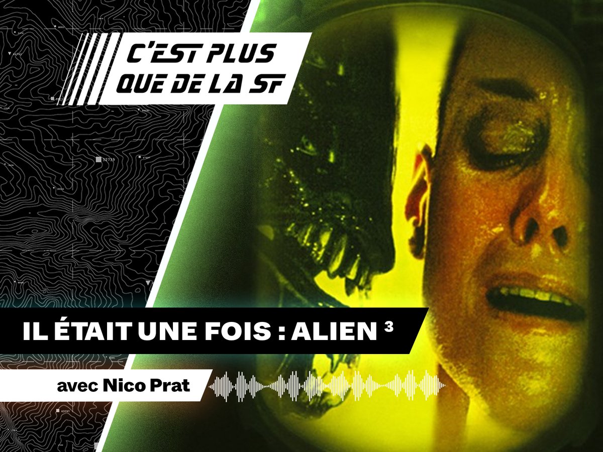 On avait encore jamais abordé la saga #alien sur notre #podcast ! Heureusement @nicoprat, qui publie un essai chez @Rockyramaclub, a réparé cette injustice pour un épisode spécial Alien 3. Il nous raconte les coulisses du film de David Fincher Lien : podcast.ausha.co/c-est-plus-que…