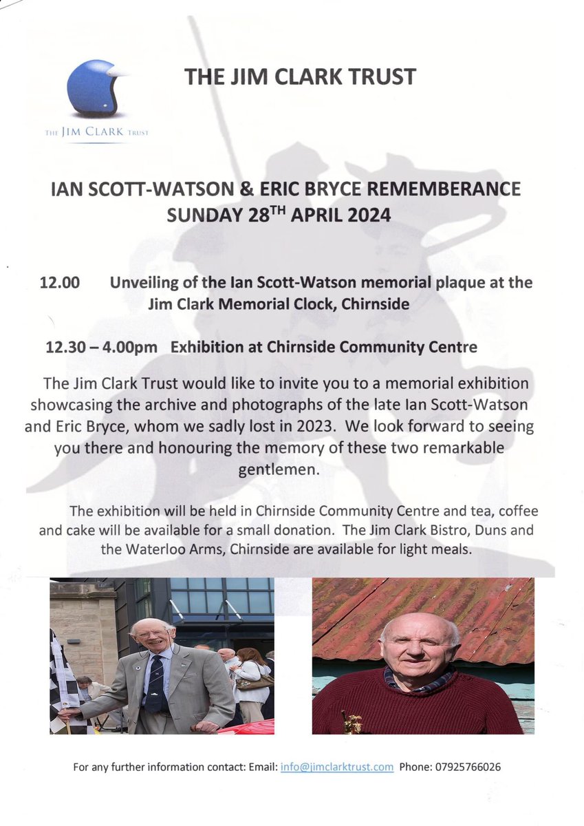 An important date as we remember two friends who are sadly missed.