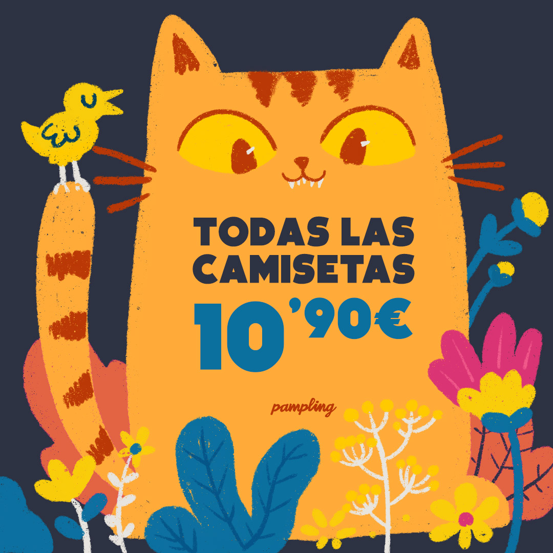 PamplingNews's tweet photo. La primavera está a la vuelta de la esquina...¡hazle un hueco a tus próximas camisetas!  💥 Ahora todas las camisetas a 10'90€  🛒 https://t.co/ruYDKXP9OM  #camisetasoriginales #serigrafia #primaveraiscoming https://t.co/R4ReVPjmu4