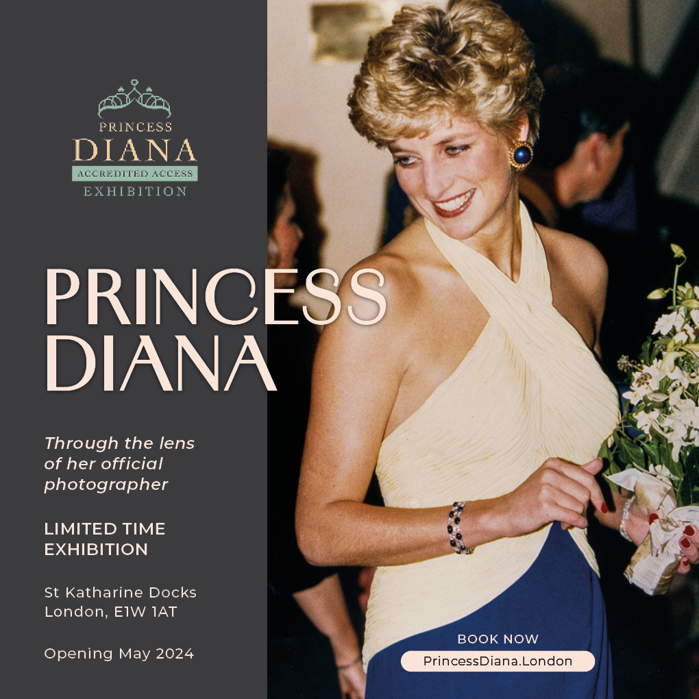 DWong_afcb's tweet photo. Princess Diana photography exhibition by her official photographer Anwar Hussein, opening May 2024 in #London.

#royalannouncement #kingcharles #katemiddleton #whereiskate #kategate #royalfamily #windsor #katespiracy #PrincessDiana 

https://t.co/XRAOtjBmd9 https://t.co/r0CnUrktwO