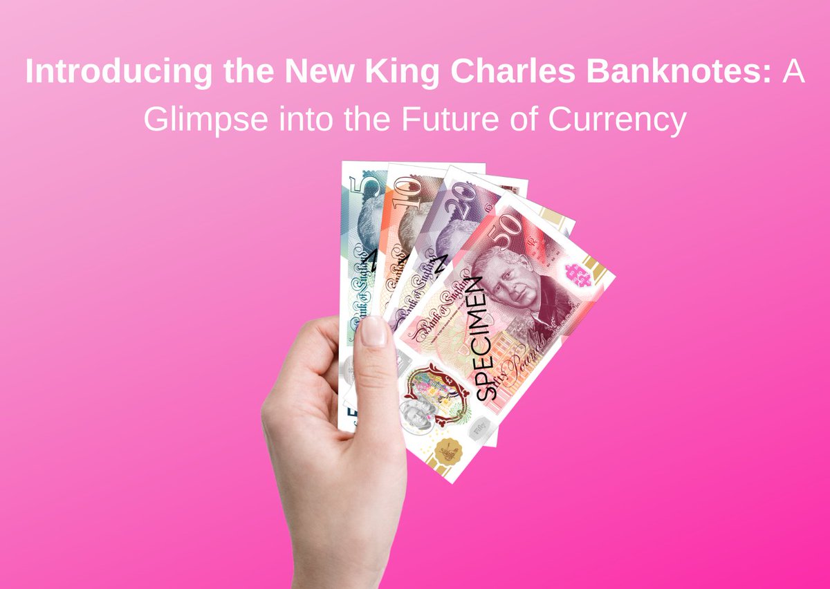 Cashmasterltd's tweet image. 👑Get ready for a royal currency makeover! 
Dive into our newest blog post to learn about the design, security features, and impact of the upcoming King Charles III banknotes. Don&apos;t miss out! cashmaster.com/en-gb/news-blo…

#KingCharlesIII #CurrencyEvolution #BanknoteDesign